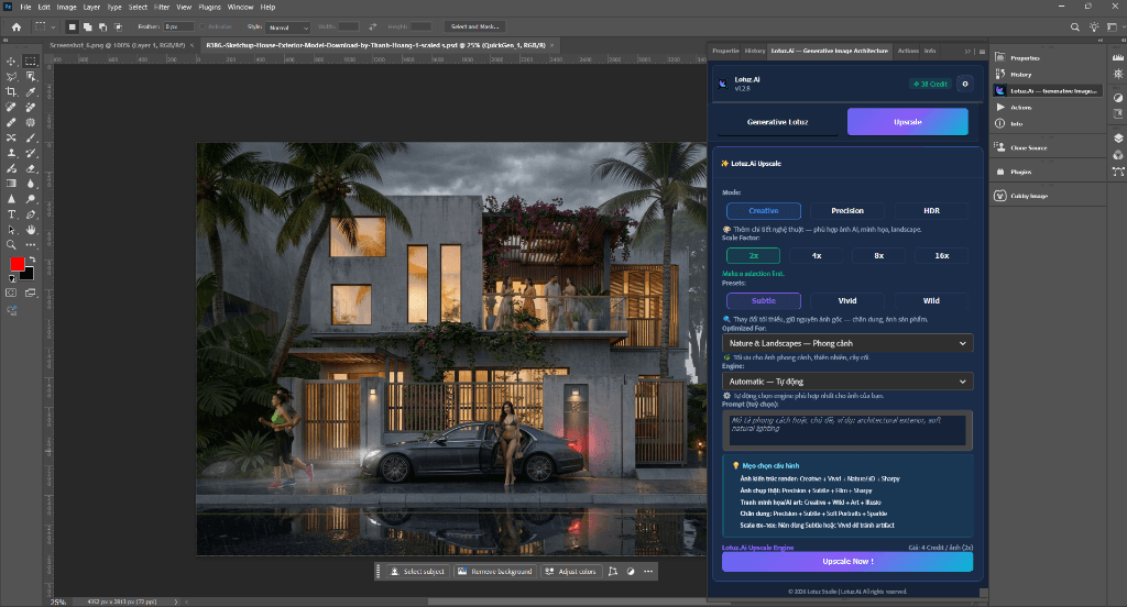 Mẹo chọn cấu hình render và upscale phù hợp