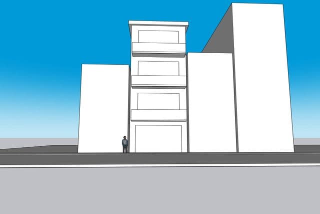 Townhouse — exterior preset — Before