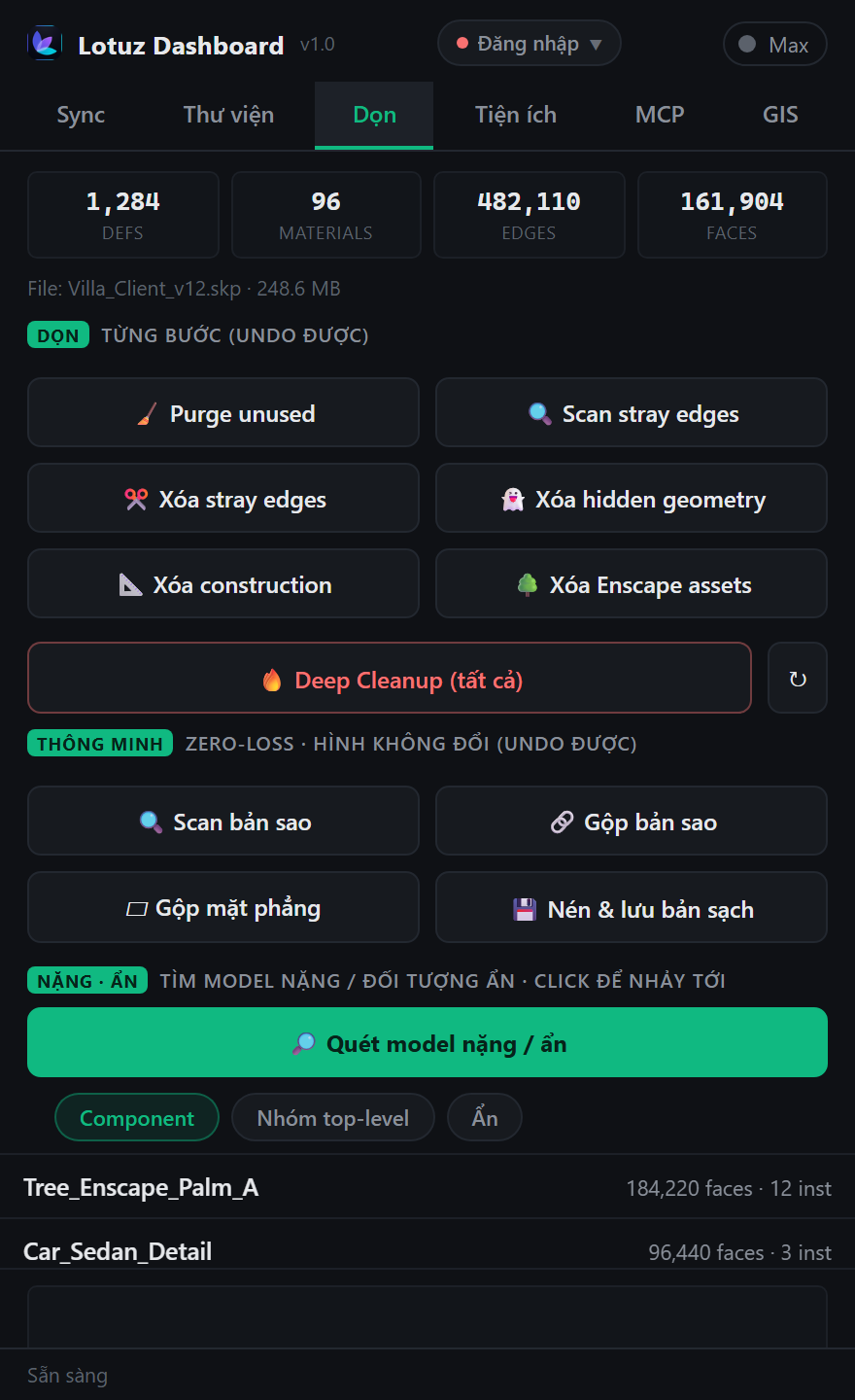 Cleanup tools (capture free-tools)